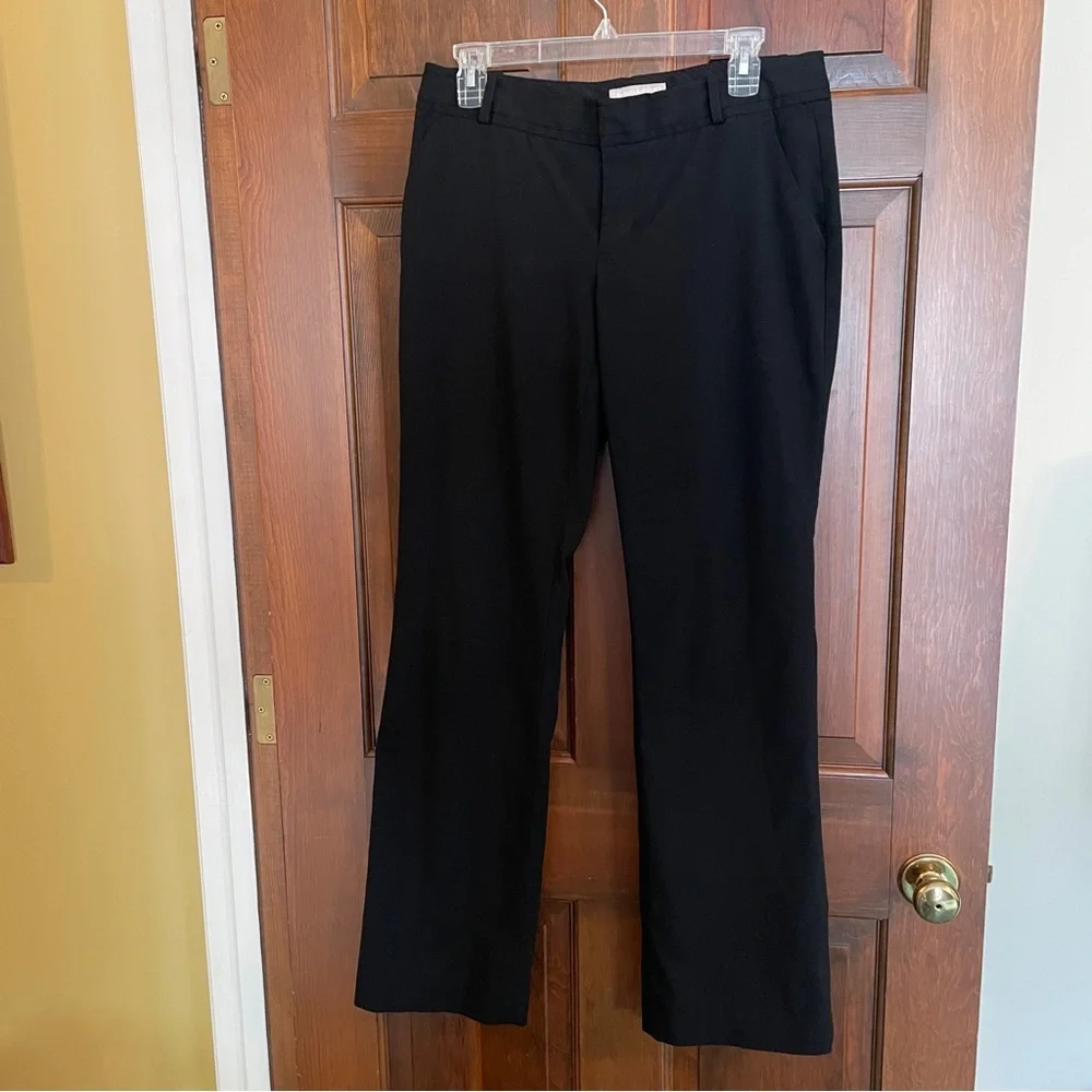 Banana Republic size 6 women’s black dress pants EUC 31” inseam